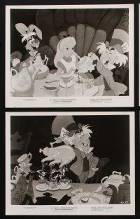 9y542 ALICE IN WONDERLAND 8 8x10 stills '51 Disney classic, great cartoon images!
