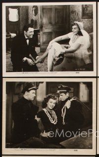 9y675 ANNA LUCASTA 5 8x10 stills '49 sexy prostitute Paulette Goddard, John Ireland!