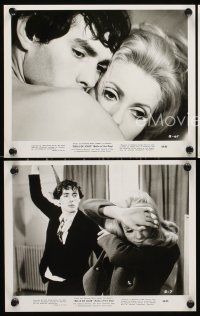 9y811 BELLE DE JOUR 3 8x10 stills '68 Luis Bunuel classic, sexy Catherine Deneuve, Jean Sorel