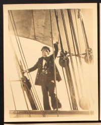 9y549 CAPTAIN SALVATION 8 deluxe 8x10 stills '27 great images of Lars Hanson on his ship!