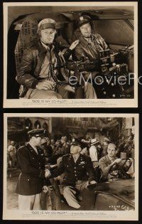 9y850 GOD IS MY CO-PILOT 3 8x10 stills '45 Dane Clark & Dennis Morgan as World War II Flying Tigers!