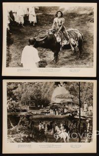 9y749 JUNGLE BOOK 4 8x10 stills '42 Sabu riding elephant, Baloo, directed by Zoltan Korda!