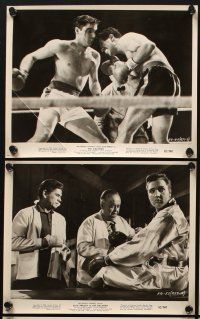 9y565 KID GALAHAD 8 8x10 stills '62 Elvis Presley boxing in ring & with manager Charles Bronson!