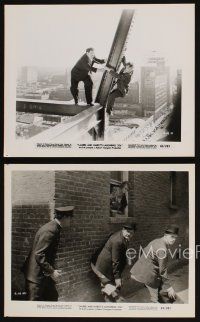 9y751 LAUREL & HARDY'S LAUGHING '20s 4 8x10 stills '65 wonderful images of wacky Stan & Ollie!