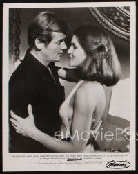 9y878 MOONRAKER 3 8x10 stills '79 Roger Moore as James Bond & sexy Lois Chiles!