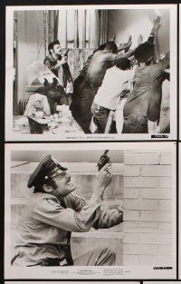 9y632 SUPER COPS 7 8x10 stills '74 Ron Leibman, David Selby, crime comedy!