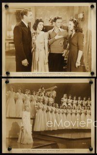 9y801 WHEN JOHNNY COMES MARCHING HOME 4 8x10 stills '42 Gloria Jean, young Donald O'Connor, Frazee