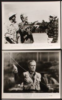 9y639 WORLD OF SPORT FISHING 7 8x10 stills '72 images of celebrities fishing, Borgnine & Crosby!