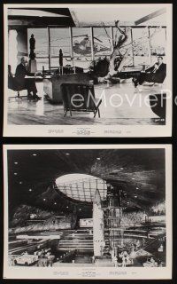 9y928 YOU ONLY LIVE TWICE 3 8x10 stills '67 Sean Connery as James Bond, cool space ship image!