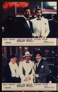 9y019 HARLEM NIGHTS 8 color English FOH LCs '89 Eddie Murphy, Richard Pryor, Redd Foxx