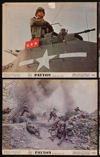 9y398 PATTON 4 color 8x10 stills '70 General George C. Scott in World War II!