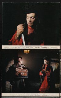 9y047 DR. JEKYLL & SISTER HYDE 7 color English FOH LCs '72 Ralph Bates, Beswick, Hammer horror!