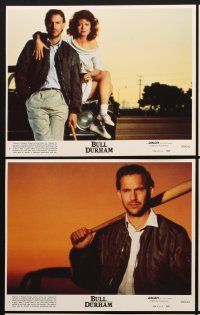 9y158 BULL DURHAM 8 8x10 mini LCs '88 Kevin Costner, Susan Sarandon, Tim Robbins, baseball!