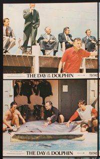 9y172 DAY OF THE DOLPHIN 8 8x10 mini LCs '73 George C. Scott, Trish Van Devere, Mike Nichols