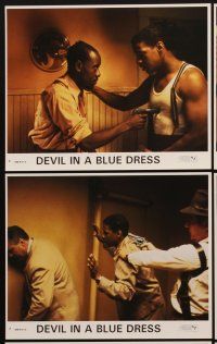 9y178 DEVIL IN A BLUE DRESS 8 8x10 mini LCs '95 Denzel Washington, Jennifer Beals, Tom Sizemore