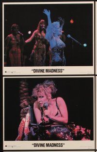 9y181 DIVINE MADNESS 8 8x10 mini LCs '80 great images of Bette Midler performing live on stage!