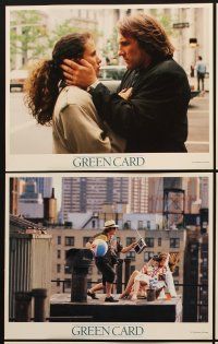 9y199 GREEN CARD 8 8x10 mini LCs '90 Gerard Depardieu, Andie MacDowell, directed by Peter Weir!