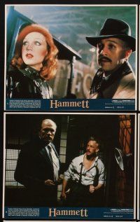 9y206 HAMMETT 8 8x10 mini LCs '82 Wim Wenders directed, Frederic Forrest, Marilu Henner!
