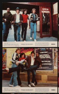 9y221 HEADIN' FOR BROADWAY 8 8x10 mini LCs '80 New York City, young lovers and dreamers!