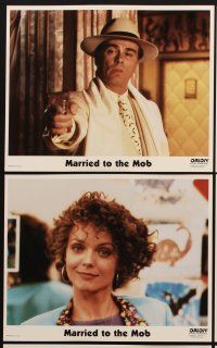 9y279 MARRIED TO THE MOB 8 8x10 mini LCs '88 Michelle Pfeiffer, Matthew Modine, Dean Stockwell