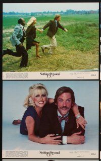 9y294 NOTHING PERSONAL 8 8x10 mini LCs '80 Donald Sutherland & pretty Suzanne Somers!