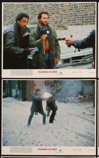 9y313 RUNNING SCARED 8 8x10 mini LCs '86 Gregory Hines & Billy Crystal are Chicago's finest!