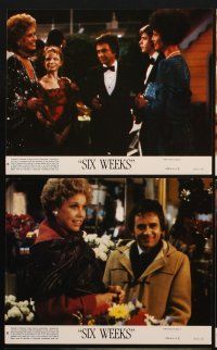 9y322 SIX WEEKS 8 8x10 mini LCs '82 Dudley Moore, Mary Tyler Moore, directed by Tony Bill