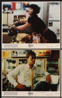 9y328 SOMETHING WILD 8 8x10 mini LCs '86 Melanie Griffith, Jeff Daniels, Ray Liotta, Jonathan Demme