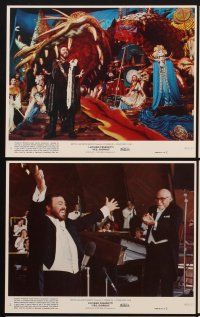 9y349 YES GIORGIO 8 8x10 mini LCs '82 Luciano Pavarotti, Kathryn Harrold, Eddie Albert, opera!