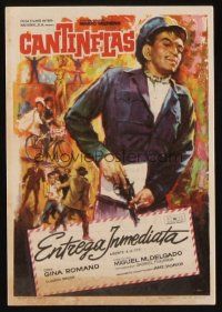 9z060 AGENTE XU 777 Spanish herald '66 art of mailman Cantinflas who gets mixed up w/spies!