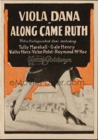 9z337 ALONG CAME RUTH herald '24 Viola Dana tries to win Raymond McKee from her wealthy rivals!