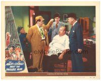 1c231 ABBOTT & COSTELLO MEET THE INVISIBLE MAN LC #6 '51 Bud watches Lou in Sherlock hat hypnotize