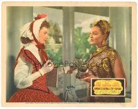 1c238 ANNA & THE KING OF SIAM LC '46 pretty Irene Dunne with Linda Darnell as Tuptim!