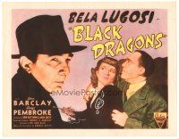1c174 BLACK DRAGONS TC R49 creepy Bela Lugosi, Jean Barclay, George Pembroke, sci-fi horror!