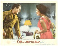 1c268 CAT ON A HOT TIN ROOF LC #6 '58 Paul Newman & Elizabeth Taylor, who did what with Skipper!