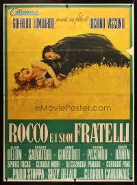 1d200 ROCCO & HIS BROTHERS linen Italian 2p '60 Luchino Visconti's Rocco e I Suoi Fratelli!