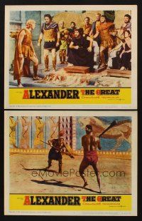 1f890 ALEXANDER THE GREAT 2 LCs R60 Richard Burton, Frederic March as Philip of Macedonia!