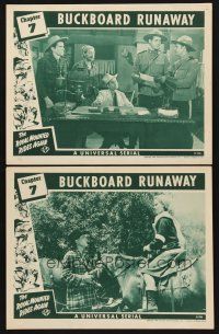 1f971 ROYAL MOUNTED RIDES AGAIN 2 chapter 7 LCs '45 Bill Kennedy serial, Buckboard Runaway!