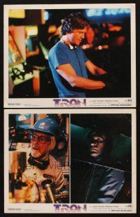 1f988 TRON 2 LCs '82 Walt Disney sci-fi, Jeff Bridges, David Warner, Barnard Hughes!