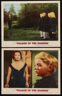1f993 VILLAGE OF THE DAMNED 2 LCs '60 science-fiction's strangest story of the weird child-demons!