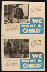 1f995 WE WANT A CHILD 2 Canadian LCs '54 Danish pro-life, the wondrous story of human birth!