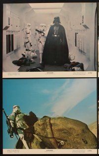 1f506 STAR WARS 8 color 11x14 stills '77 George Lucas, Harrison Ford, Mark Hamill & Carrie Fisher!