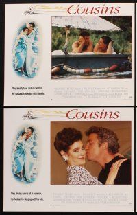 1f141 COUSINS 8 English LCs '88 Ted Danson, Isabella Rossellini, Sean Young, Joel Schumacher