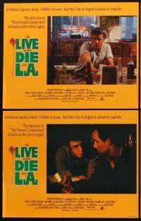 1f554 TO LIVE & DIE IN L.A. 8 English LCs '85 William Friedkin directed drug & murder thriller!