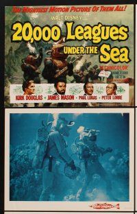 1f032 20,000 LEAGUES UNDER THE SEA 8 LCs R63 Jules Verne classic, Kirk Douglas, James Mason!