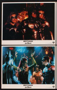 1f076 BATMAN & ROBIN 8 LCs '97 Clooney, O'Donnell, Schwarzenegger, Thurman, Silverstone!