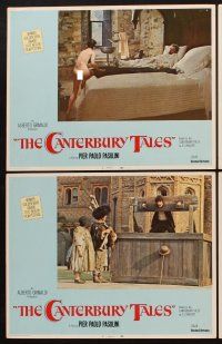 1f121 CANTERBURY TALES 8 int'l LCs '80 Pier Paolo Pasolini, sexy naked people cavorting!