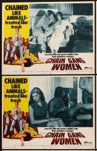 1f664 CHAIN GANG WOMEN 6 LCs '71 even filth & sweat couldn't stop their primitive cravings!