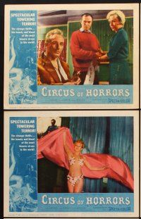 1f727 CIRCUS OF HORRORS 5 LCs '60 one man's lust made men into beasts & stripped women of souls!