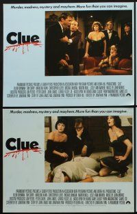 1f666 CLUE 6 LCs '85 Tim Curry, Christopher Lloyd, Michael McKean, Lesley Ann Warren!